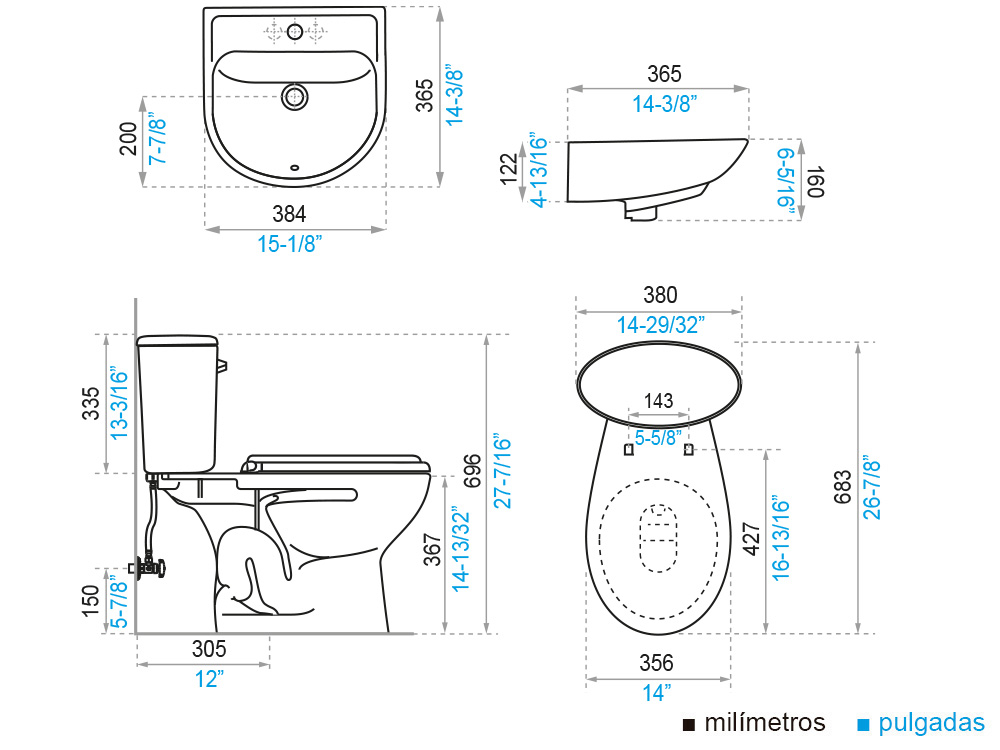 Plano de dimensiones
