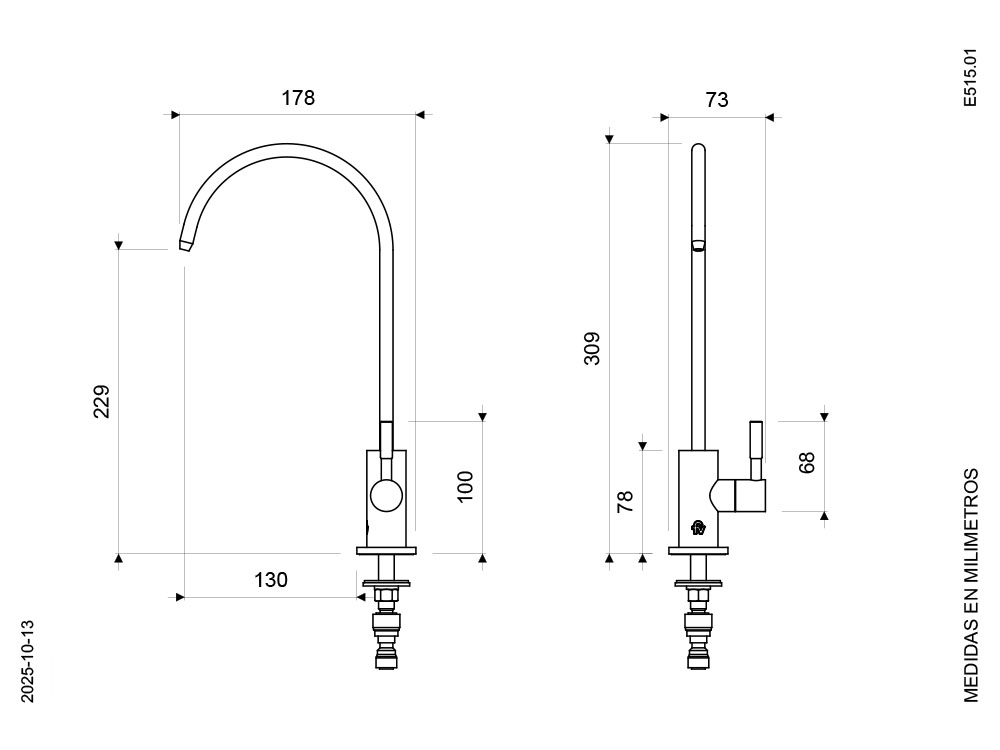 Plano de dimensiones
